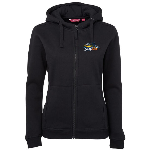 JB's Ladies Full Zip Fleecy Hoodie Thumbnail