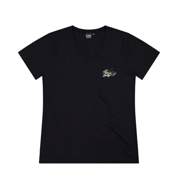 Cloke Womens V-Neck Tee V2 Thumbnail