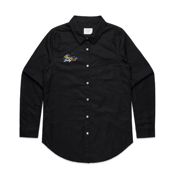 AS Colour Womens Oxford Long Sleeve Shirt Thumbnail