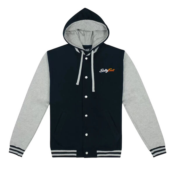 Cloke Hooded Letterman Jacket Thumbnail